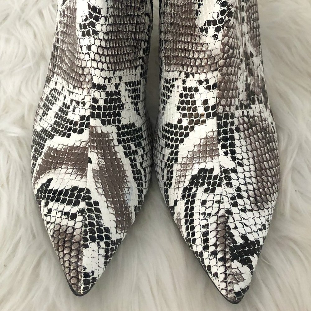 Snake print Ankle Booties